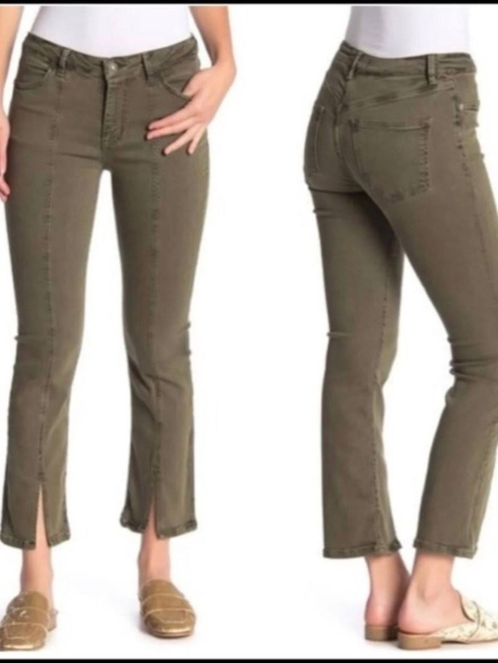 FP We The Free Olive Green Pants